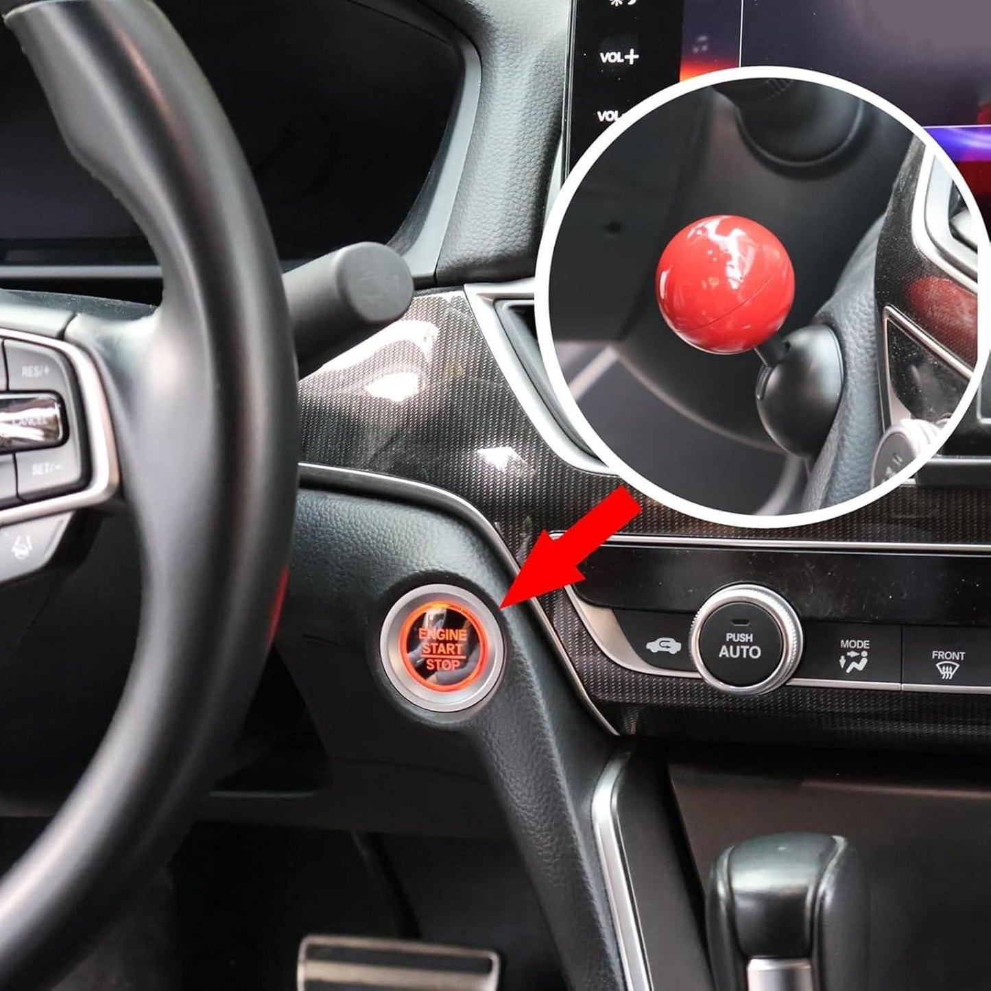 Ignitio Push Start Button Cover