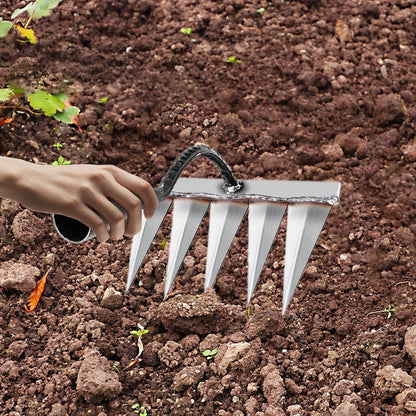 MittiMitra 5 Teeth Carbon Steel Weeder