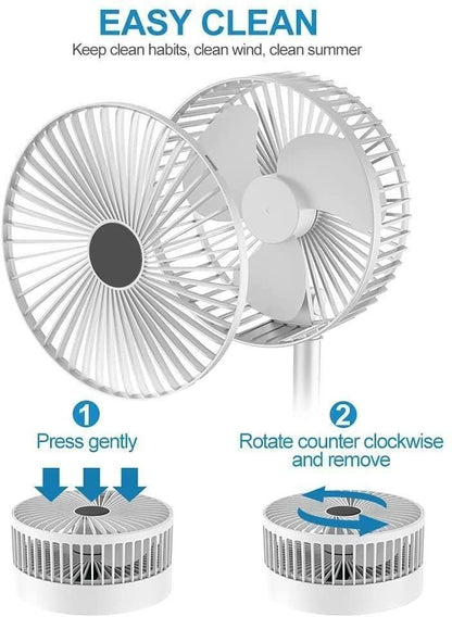 CoolFlow Rechargable Desk Fan
