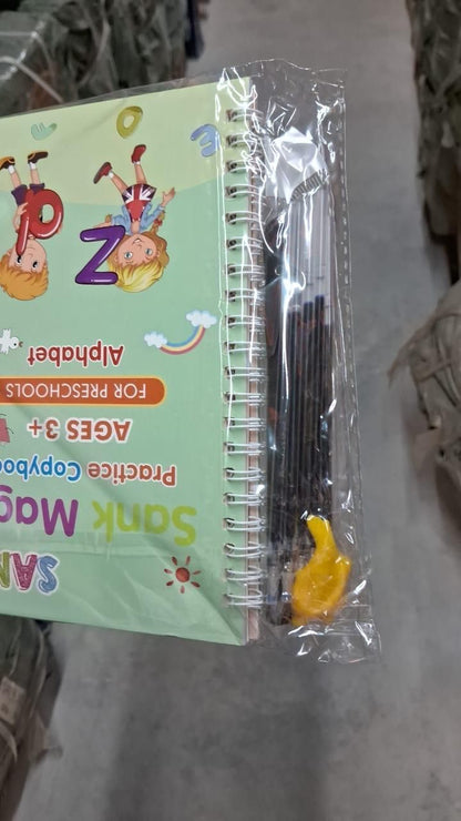 LearnFlow Copybook Bundle – 4 Books, Pen ,Grip& 10 Refills