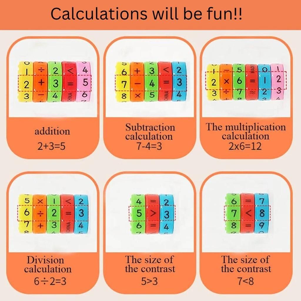 LearnSpin Math Wheel – 6 pcs