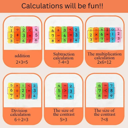 LearnSpin Math Wheel – 6 pcs