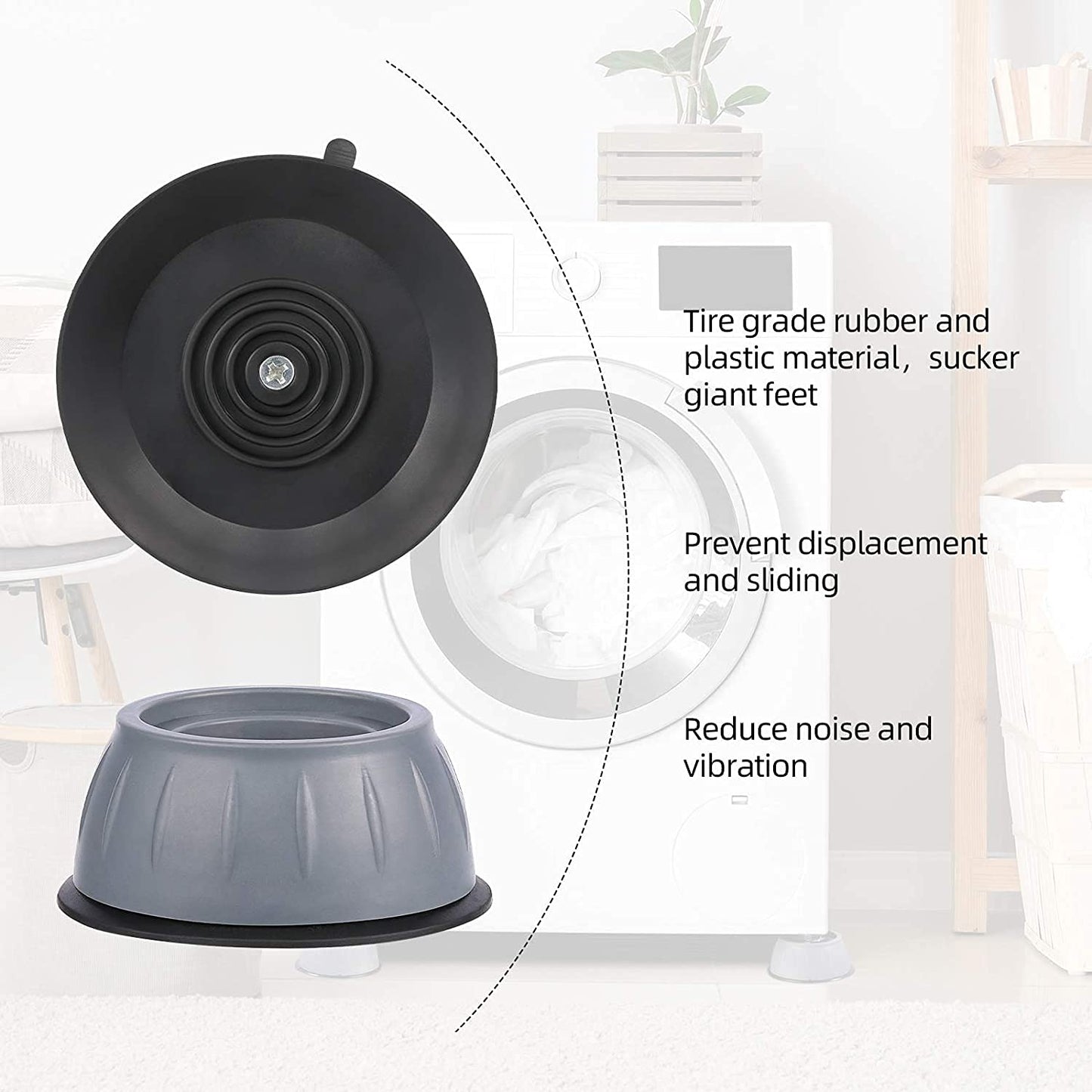 Washing Machine Anti-Vibration Pads (4 pcs)