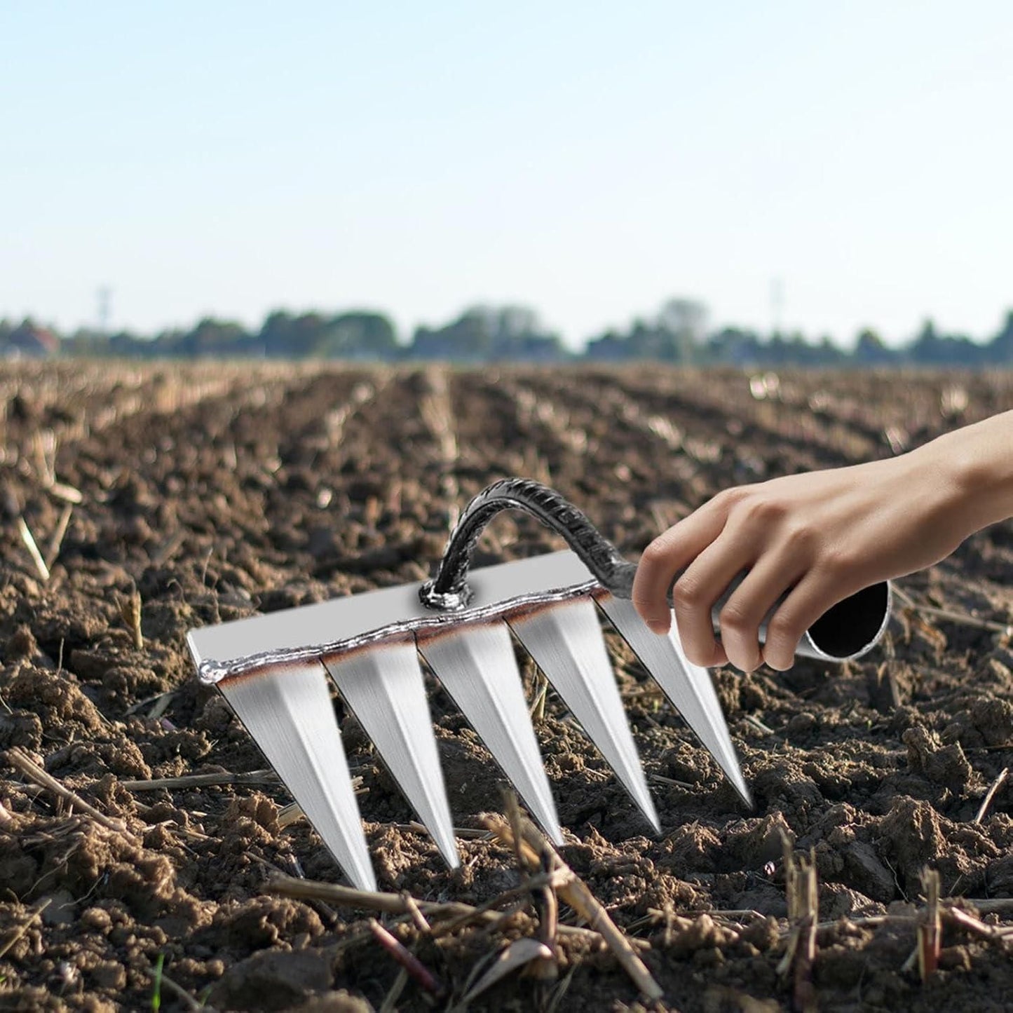 MittiMitra 5 Teeth Carbon Steel Weeder