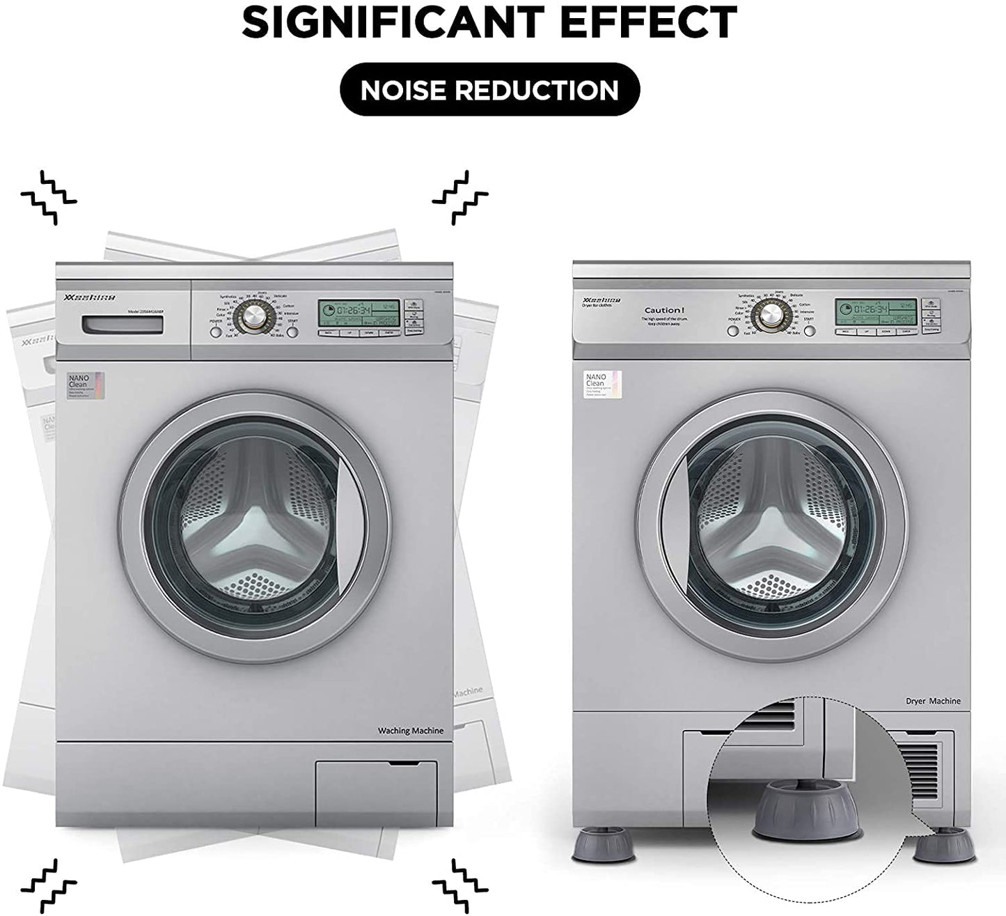 Washing Machine Anti-Vibration Pads (4 pcs)