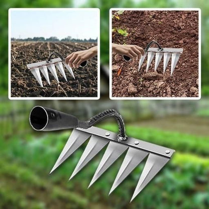 MittiMitra 5 Teeth Carbon Steel Weeder